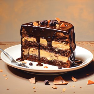 torta di cioccolato caramello rabarbaro 4