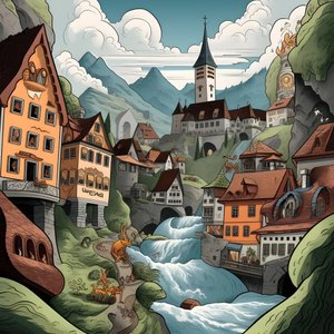 Austria, cartone animato 4