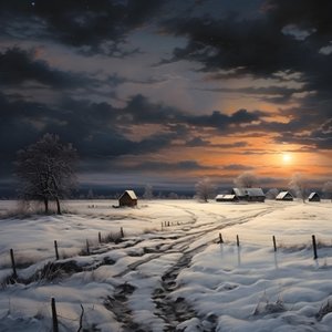 Paesaggio innevato. Una fattoria mediale 2
