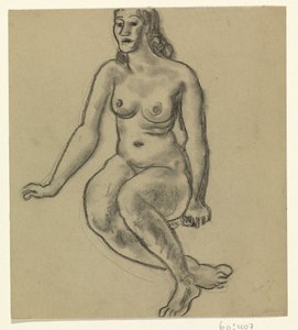 Nudo femminile seduto