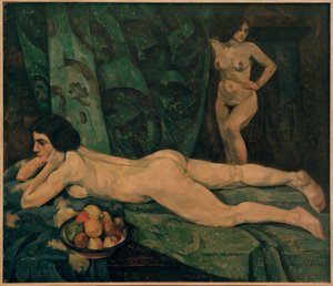 Interno con figure femminili nude