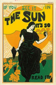 Poster pubblicitario del giornale 
