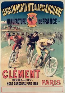 Poster pubblicitario per le biciclette Clement, 1891