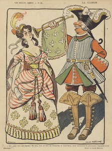 La Clairon, Illustrazione per Le Rire