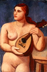 Nudo con Mandolino