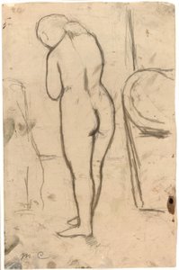 Disegno per nudo in piedi, c.1879