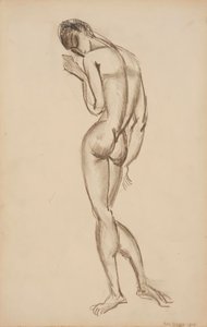 Nudo femminile, vista posteriore