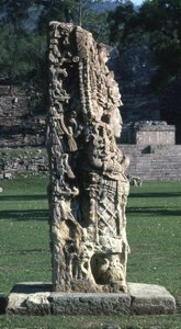 Stela H di Copan, Periodo Classico Tardo, c.730 d.C.