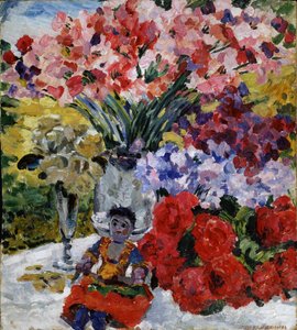 Fiori e una bambola, 1916