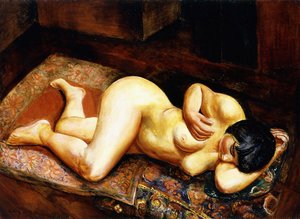 Donna nuda reclinata