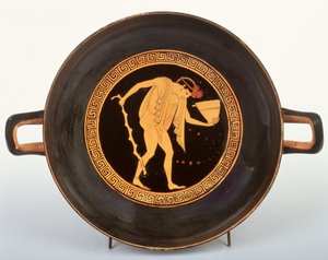 Kylix a figure rosse attiche