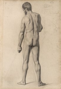 Nudo accademico visto da dietro, 1862