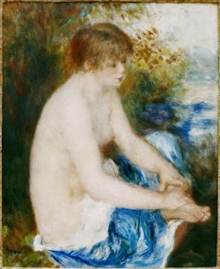 Piccolo nudo blu