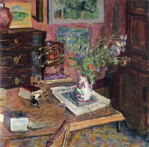 Interno con fiori, c.1910