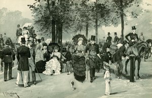 Nel viale, Hyde Park