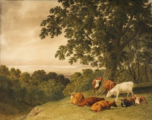 Paesaggio con bestiame, 1819