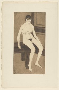 Nudo seduto