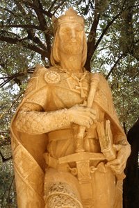 Statua di Alfonso X (1221-84) il Saggio