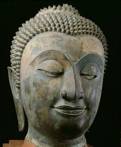 Testa di un Buddha gigante (bronzo)