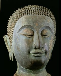 Testa di un Buddha gigante (bronzo)
