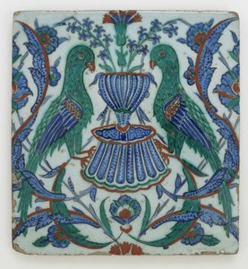 Piastrella, Iznik, dinastia Ottomana
