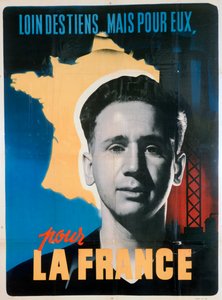 Poster del lavoro volontario francese, c1942-1944
