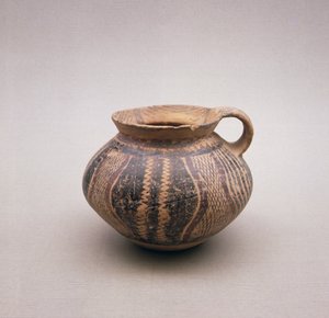 Vaso di terracotta cinese, c.2500 a.C.