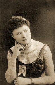 Ritratto di una donna tatuata, c.1905
