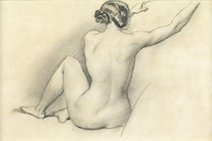 Nudo seduto