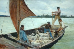 Una traversata ventosa, 1893