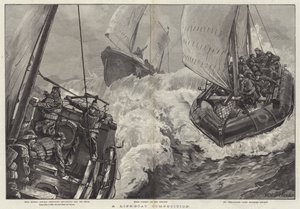 Una competizione di scialuppe di salvataggio