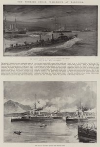 La crisi turca, navi da guerra a Salonicco