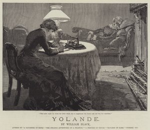Yolande, di William Black