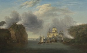Forzare il passaggio del fiume Hudson, 1835
