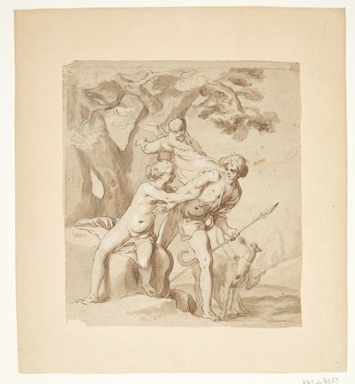 Venere e Adone da Abraham Bloemaert