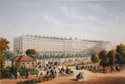 Giardini di Hyde Park, c.1862 da Achille Louis Martinet