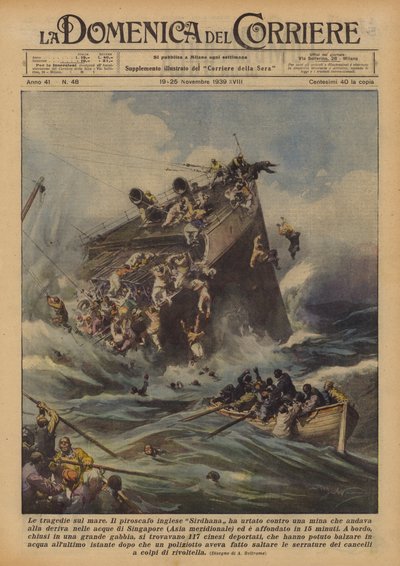 Le tragedie sul mare da Achille Beltrame