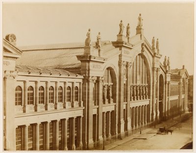 Gare du Nord, Parigi, c.1870-80 da Achille Quinet