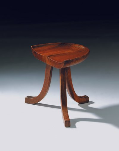 Sgabello a tre gambe, c.1903 da Adolf Loos