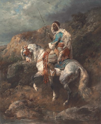 Cavaliere arabo da Adolf Schreyer