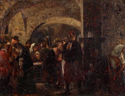 La cantina Esterházy a Vienna da Adolph Menzel