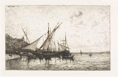 Il porto di Monaco da Adolphe Appian