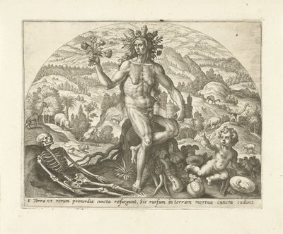 Terra (I quattro elementi, serie) da Adriaen Collaert