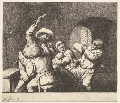 Il Colpo di Coltello, 1610-85 da Adriaen Jansz. van Ostade