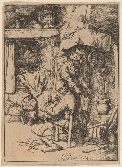 Il Pater Familias da Adriaen van Ostade