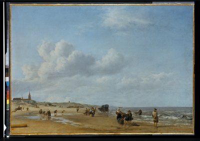 La spiaggia di Scheveningen da Adriaen van de Velde