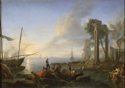 Marina al tramonto da Adrien Manglard