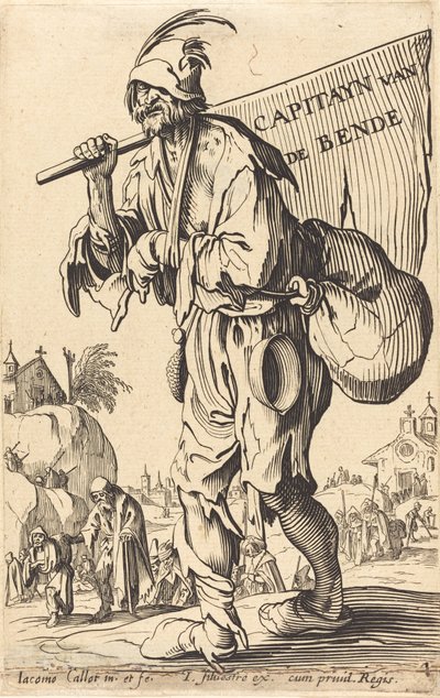 Capitano dei Baroni da After Jacques Callot