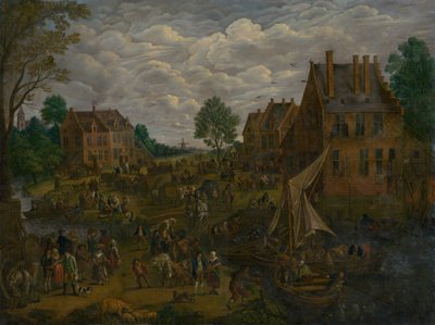 Mercato Olandese da After Jan Brueghel the Elder