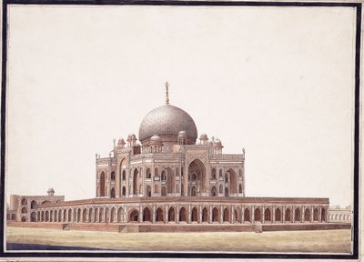 La tomba di Humayun da Agra School